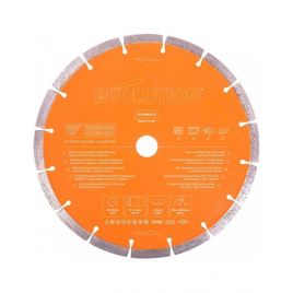 Disc diamantat segmentat multimaterial Evolution Diamond 230x22.2x2.5 mm