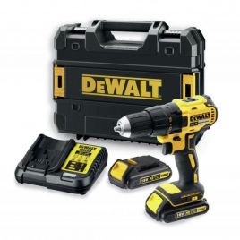 Masina de gaurit si insurubat cu acumulatori Dewalt DCD777S2T, 18V/1.5Ah, cuplu maxim 65 Nm, 2 acumulatori
