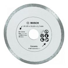 Disc diamantat Bosch 2607019473, continuu, ceramica, 125x22.2x8 mm