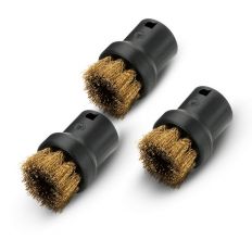 Set 3 perii rotunde cu peri din alama Karcher 2.863-061.0
