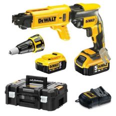 Masina de insurubat pentru gips-carton, cu acumulatori Dewalt DCF620P2K, 18V/5.0Ah, 2 acumulatori