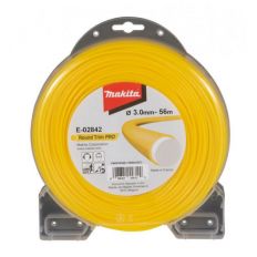 Fir nailon Makita E-02842, 3,0 mm, 56 m, rotund, gama PRO