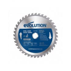 Disc circular pentru taiat otel Evolution M185TCT-40MS 185x20x2 mm, 40 T