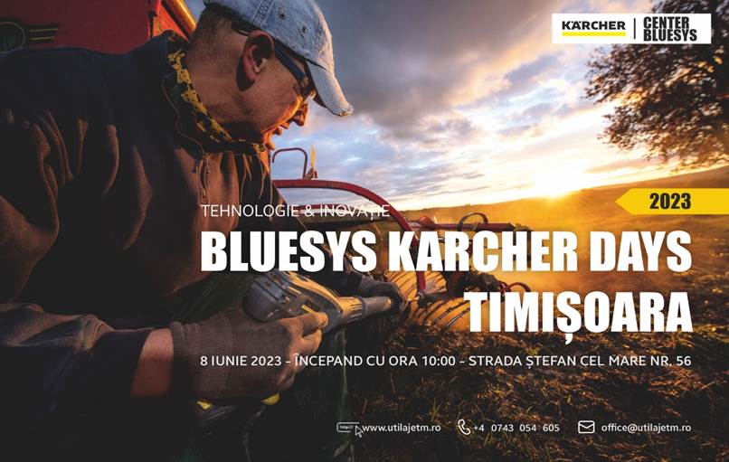 Eveniment - Bluesys Karcher Days 2023 - Ziua Curateniei